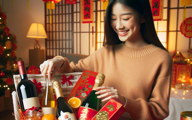 luxury cny hamper